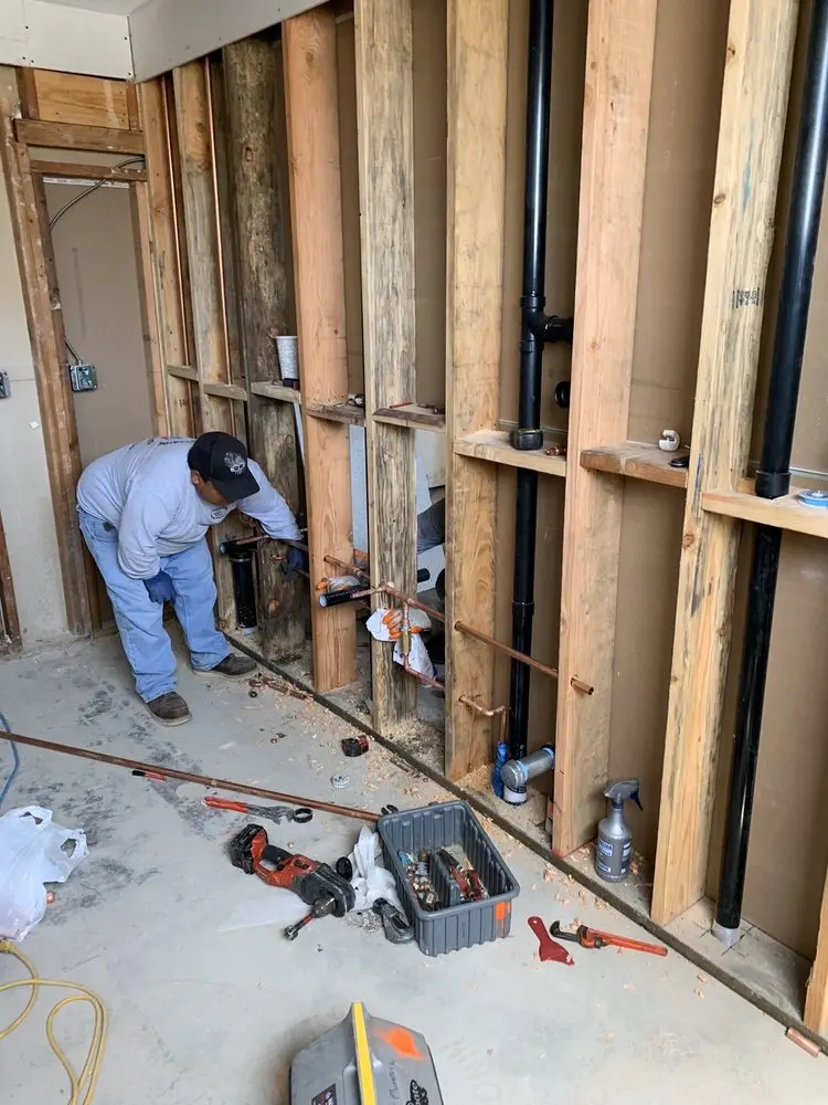 Commercial rough-in plumbing for Gas Line Repair in Saint George